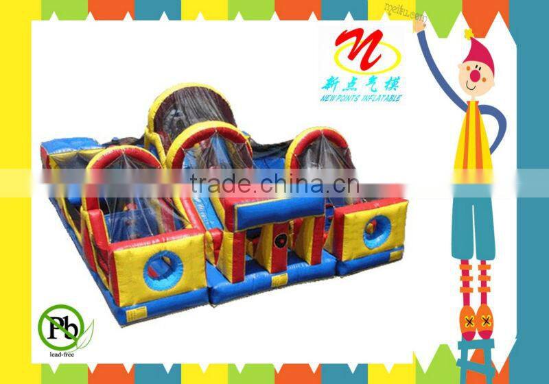 0.55mm pvc inflatable games obstacle course