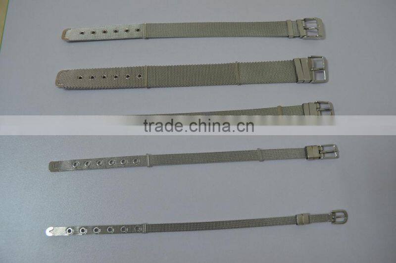 Fashional Stainless Steel Bracelets Can be Slided with Letters