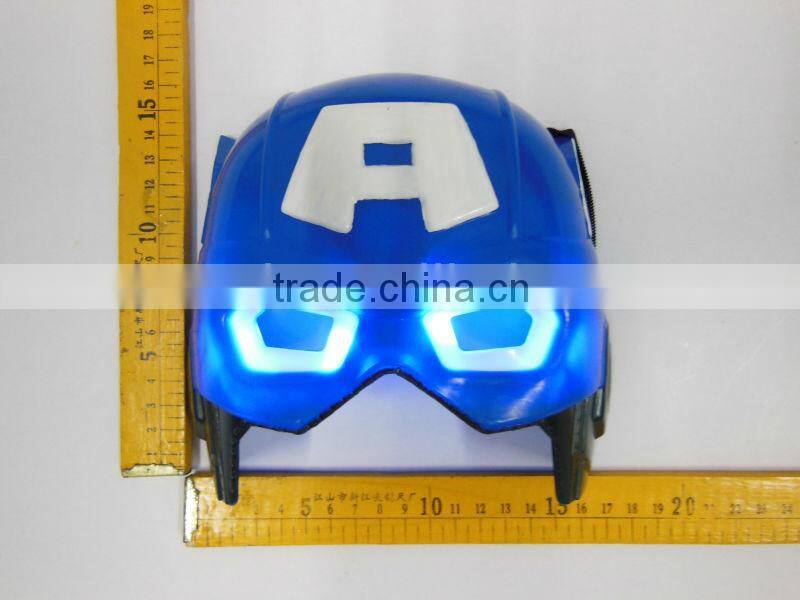 Green eye with masquerade ball mask