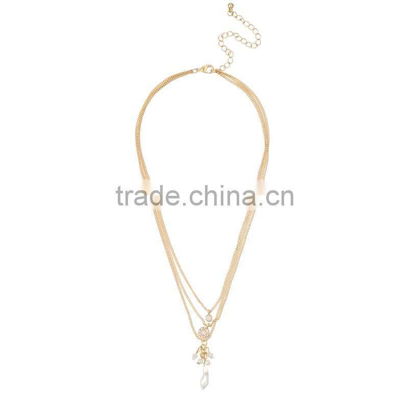 Yiwu Manufacturer for Fashion Layered Necklace Jewelry for Women