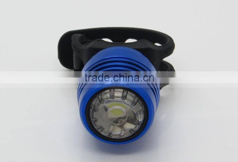 Micro USB Rechargeable Rear Bar Clip Aluminum Bike Waterproof Light