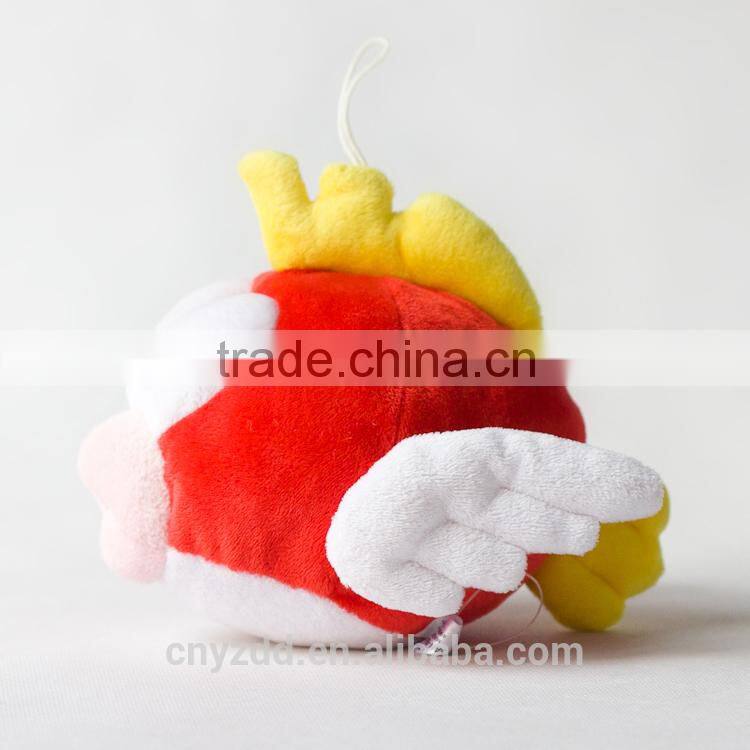 Plush Pendant Flying Fish/Soft Stuffed Animal Pendant Fish/Lovely Small Stuffed Pendant Red Fish