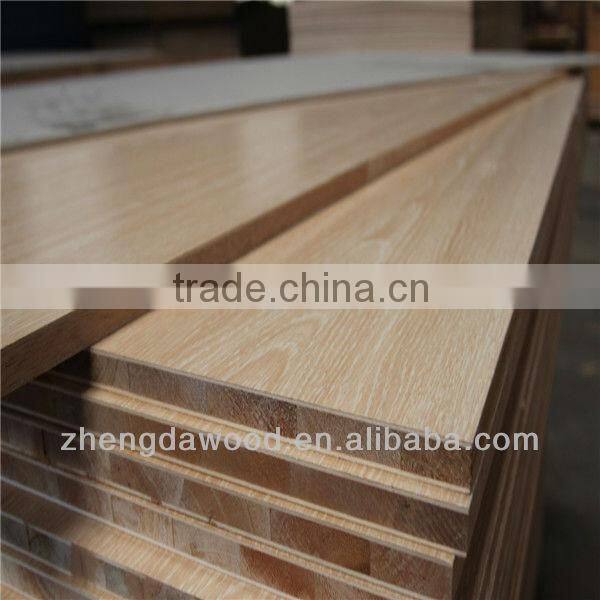 Paulownia core melamine faced 18mm wood block board