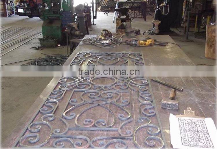 Decorative Simple Iron Pipe Fence For Sale