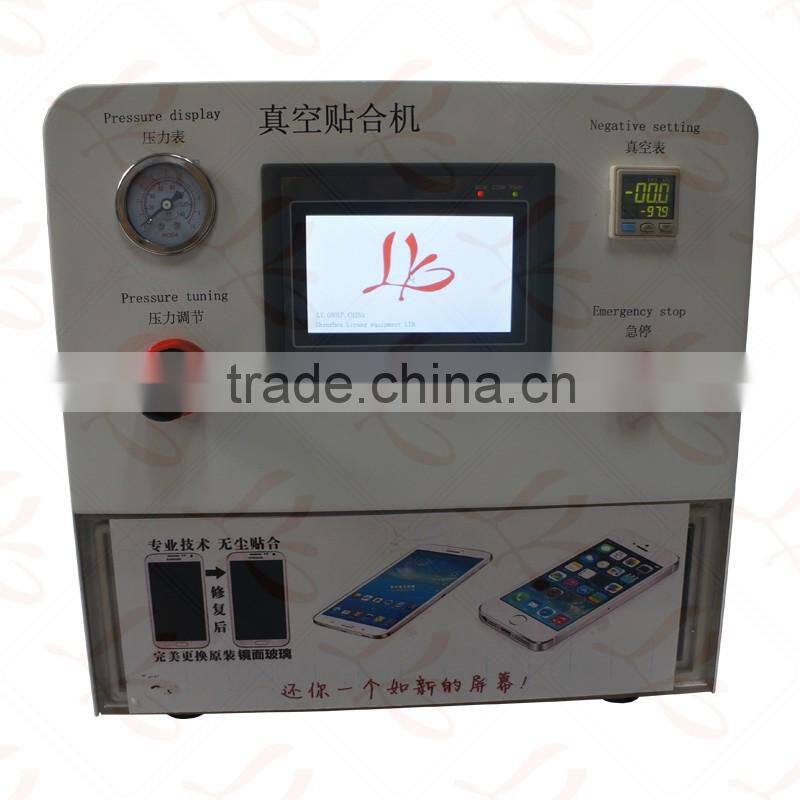 LY 906 auto touch screen vacuum oca lamination machine for 15 inch LCD screens