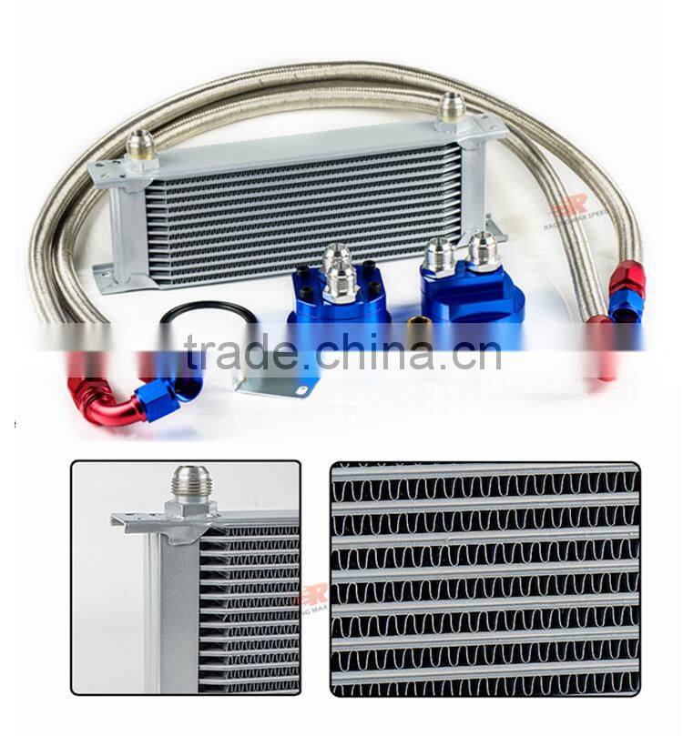 wholesale universal racing car row 13 hydraulic oil cooler