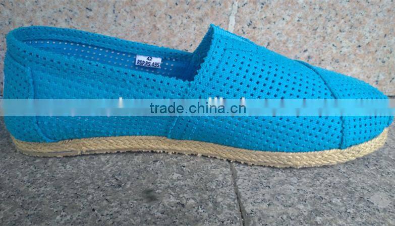 Factory, Lovers Jute sole Blank Canvas Shoes Plain White flat casual shoes