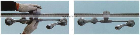 Pole line hardware fittings FD vibration damper