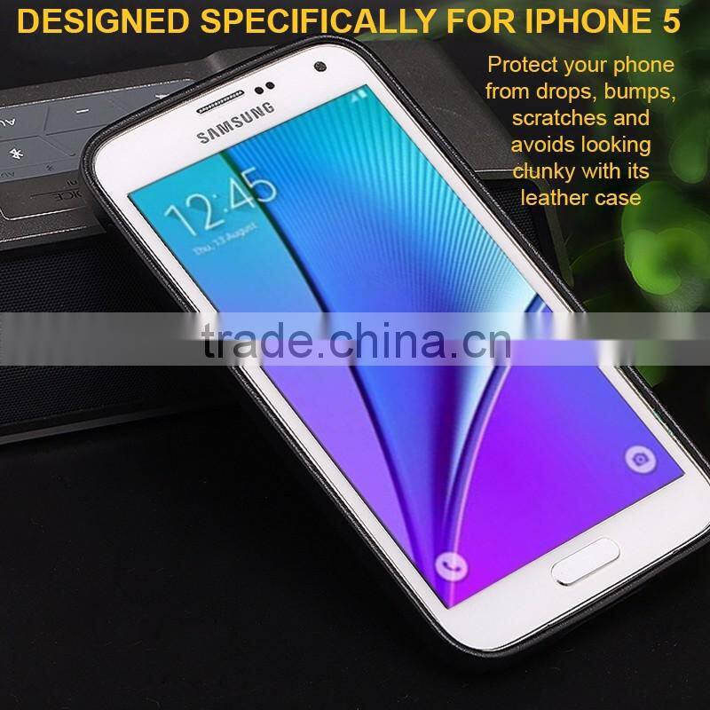 New arrive Leather Mobile Phone Case Protective Back Cover For Samsung Note 5