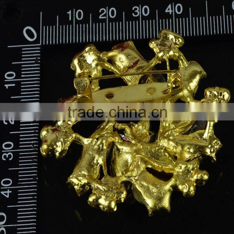 Jewel crystal brooch, Diamond crystal jewel brooch, Diamond jewel pins for lady