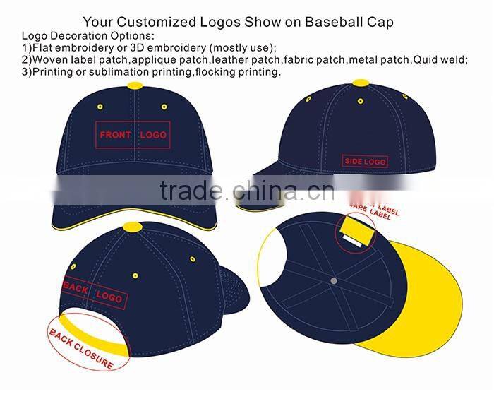 Baseball Cap Sports Cap Type and Embroidered Pattern sport hat
