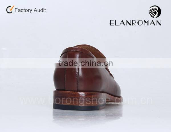 Men genuine leather dress shoes italian formal shoes China wholesale
