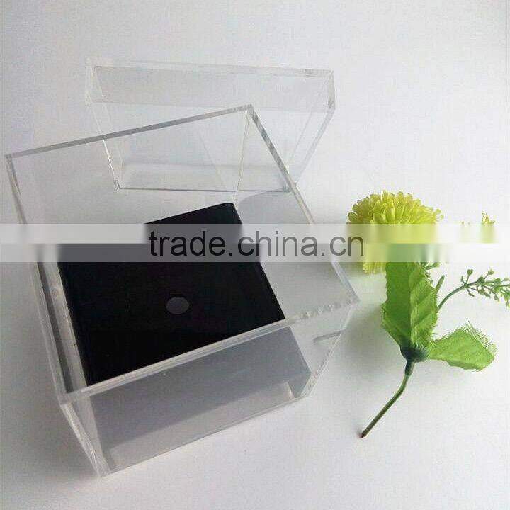 New Product 2016 Wholesale acrylic Desktop Gifts Rose Display Box