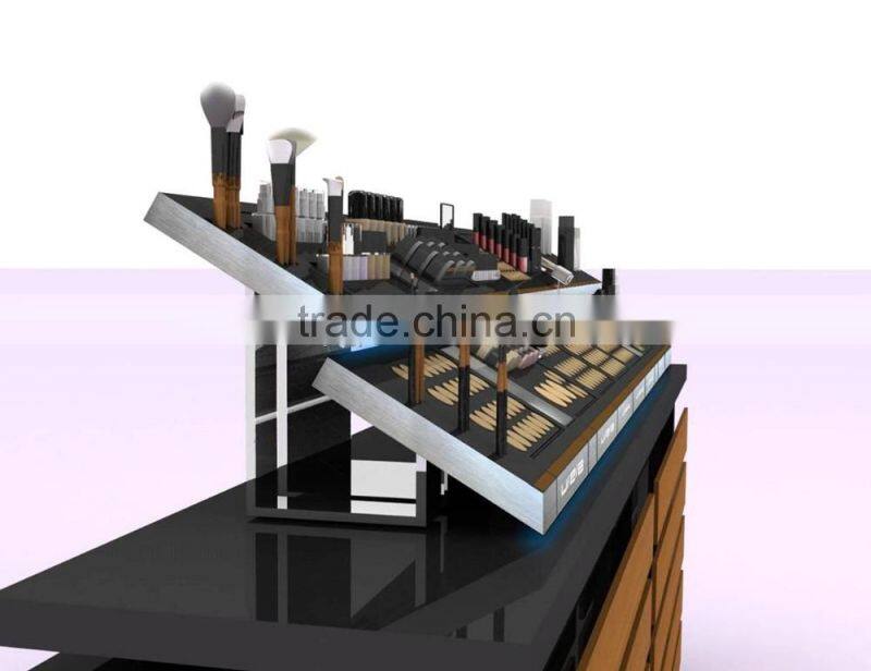 2016 new style ACRYLIC,PS,PET, PP, custom acrylic makeup organizer cosmetic display case