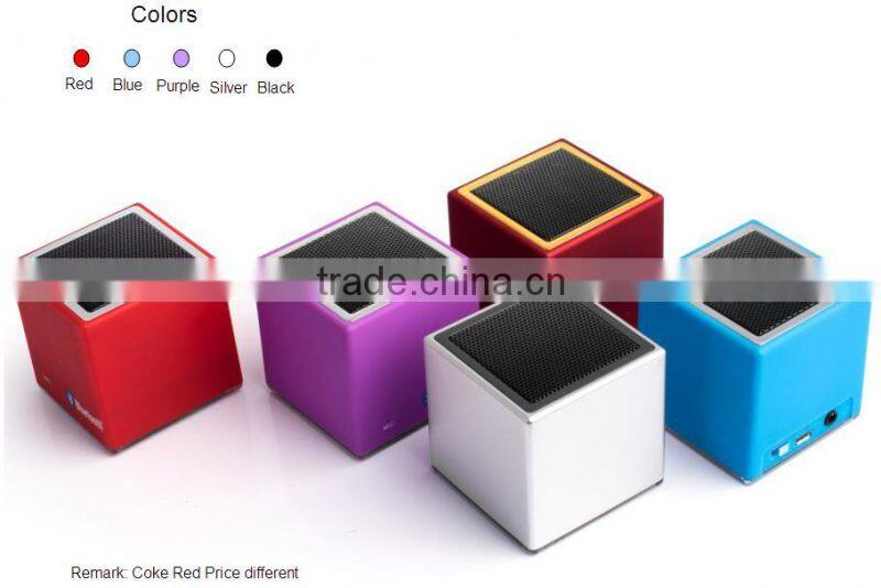 Multi colour 2016 cheap selling new designed mini bluetooth speaker