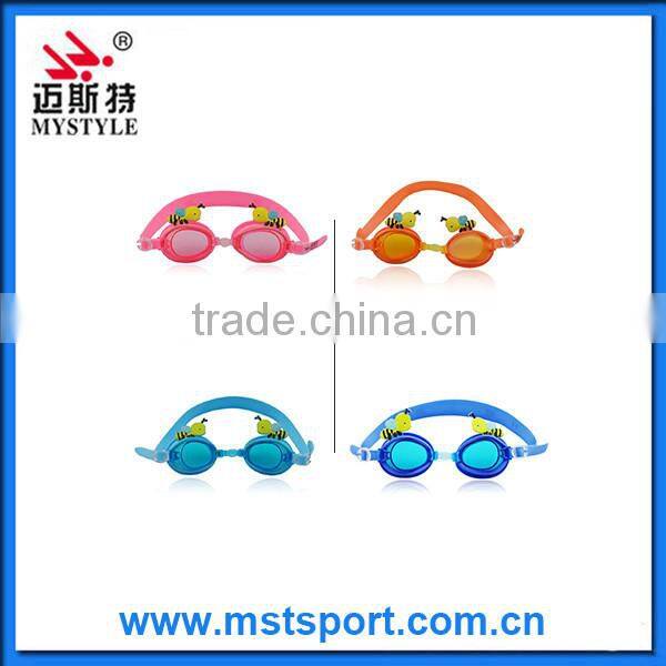 2016 fashion new cute fish cartoon kids goggles manufacturer in China