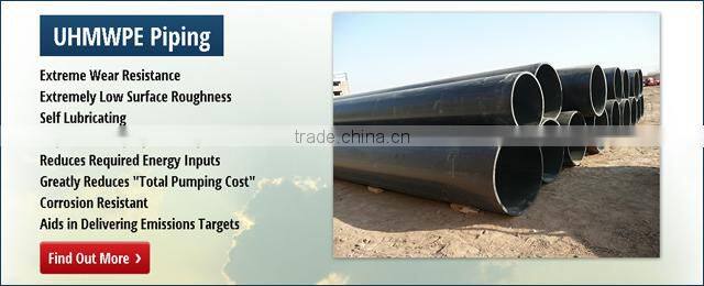 uhmw-pe composite tube for Wastewater transport