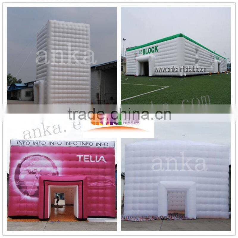 Airtight type inflatable spider tent with clear windows