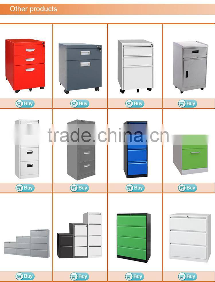 iron office drawer cabinet medical cabinet with lock for sale