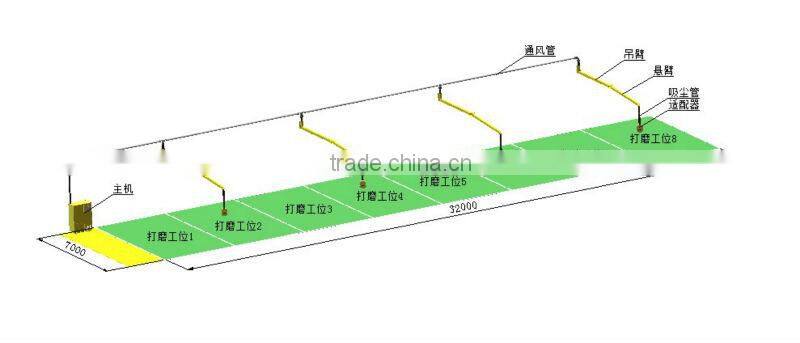 Dust multifunctional terminal for collecting exhaust dust (CN,CE)