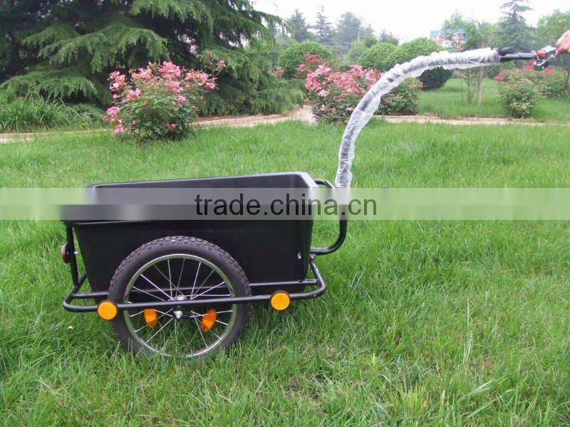 high quality plastic tray bicycle trailer