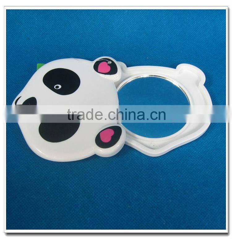 Animal shaped folding plastic funny mirror