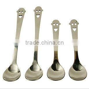 Stainless Steel Long Coffee Spoon with high quality and low price