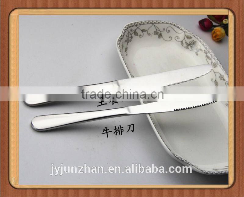 Factory direct sell Stainless Steak knife with plain handle with low price