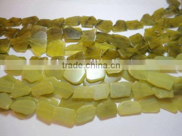 High quality korea jade nugget jewelry beads
