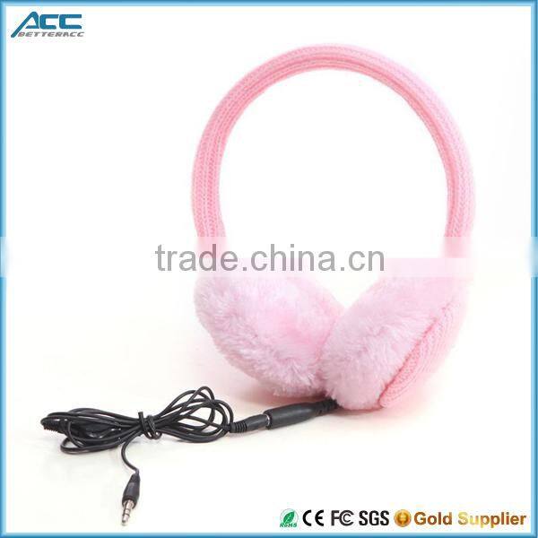 Embroidery Logo Colorful Earmuff Headset, Headphone for Children