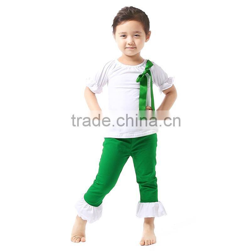 2016 hot sale girls cotton clothing fashion style baby clothes wholesale cute girls cotton pink sets