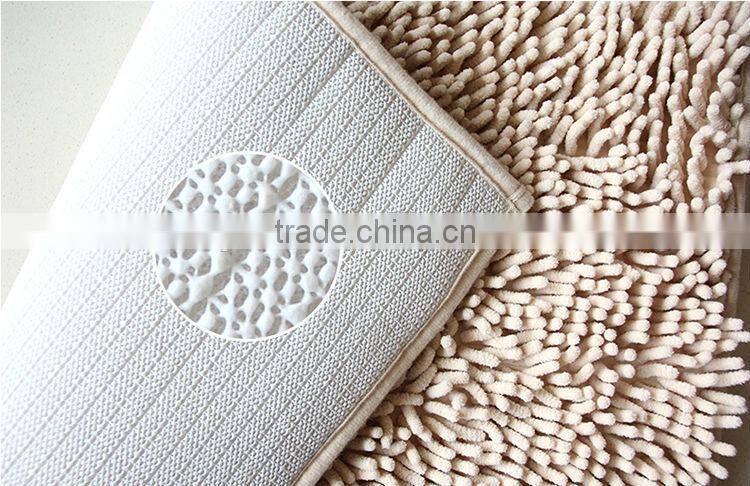 Morden design chenille shaggy rug
