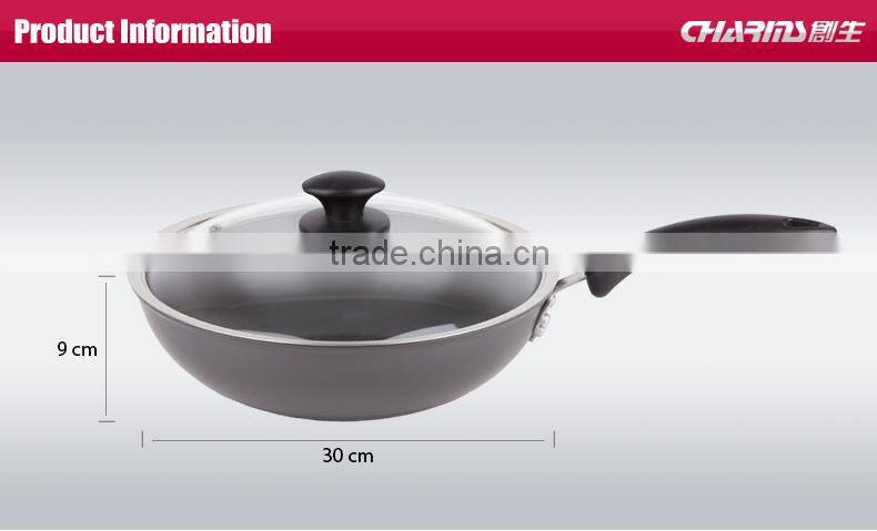 Charms stainless steel wok set