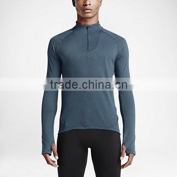 Custom wholesale fashion training tees long sleeve shirt Yoga sport tops