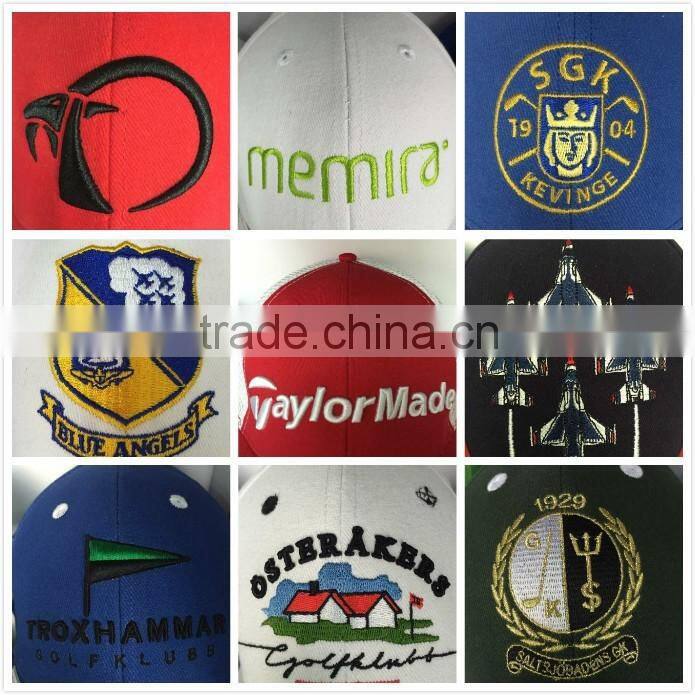 Variously Colors New Design No Logo Cotton 6 Panel Blank Golf Cap Custom