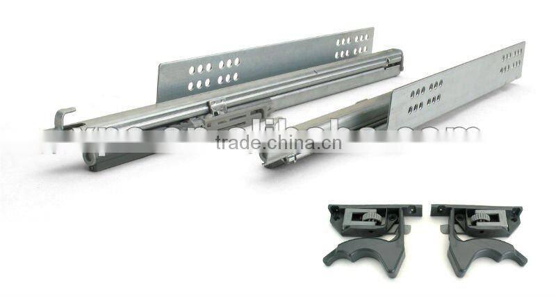 V6 under mount drawer slide with 1.5 x 1.5 x 1.5mm thicness