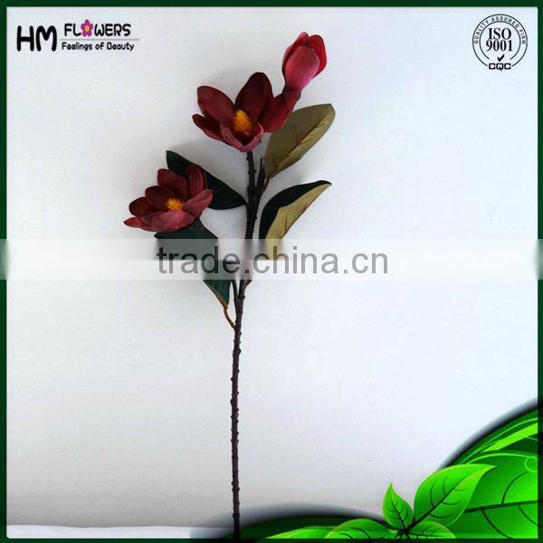 High Quality Decorative Artificial Flowers Artificial Magnolia Flowers