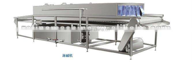 Automatic peach spraying alkali machine/peach dreaches alkali machine