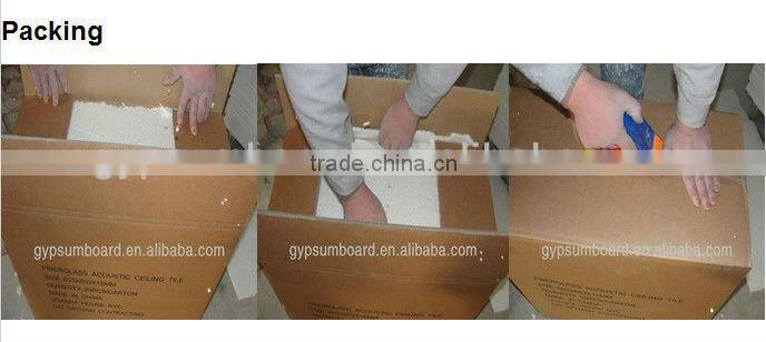 acoustic glass wool board high density glass wool board
