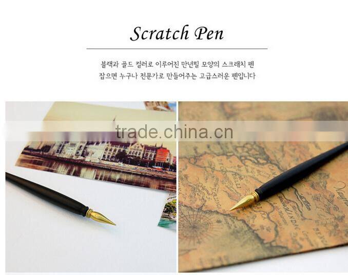 The World Best Golden Scratch Night View Series 3 Contents One Paper Free Drawing With Pen Tool Treasure Hunt Coloring Paper