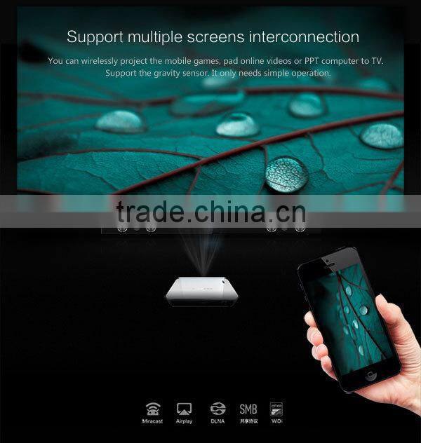 Newest Protable Mini Projector Home Theater 3d android projector