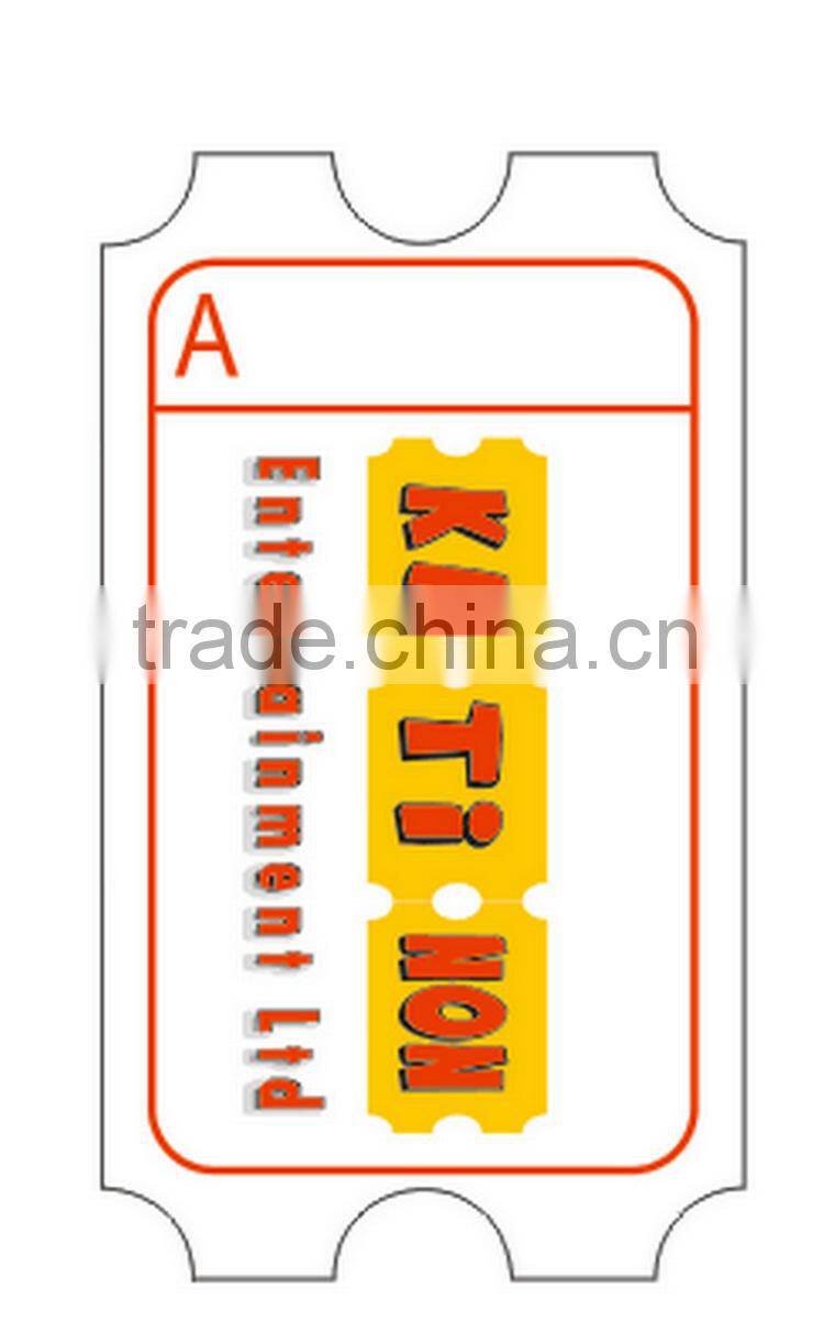 Import china products double side color printing redemption ticket