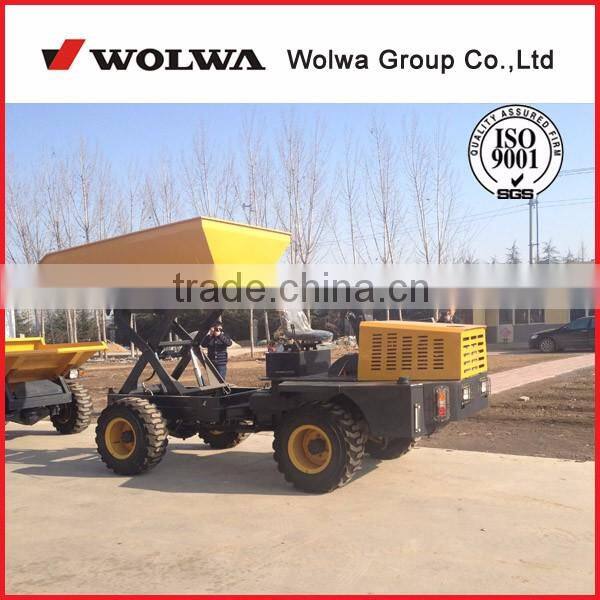 Wolwa GN15 Mini 4x4 wheel hydraulic dumper loader