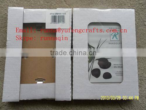 Wholesale easy frameless glass clip photo frame