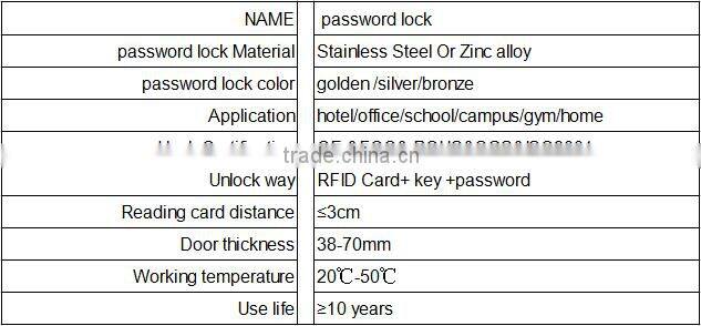 card key system intelligent electronic door lock