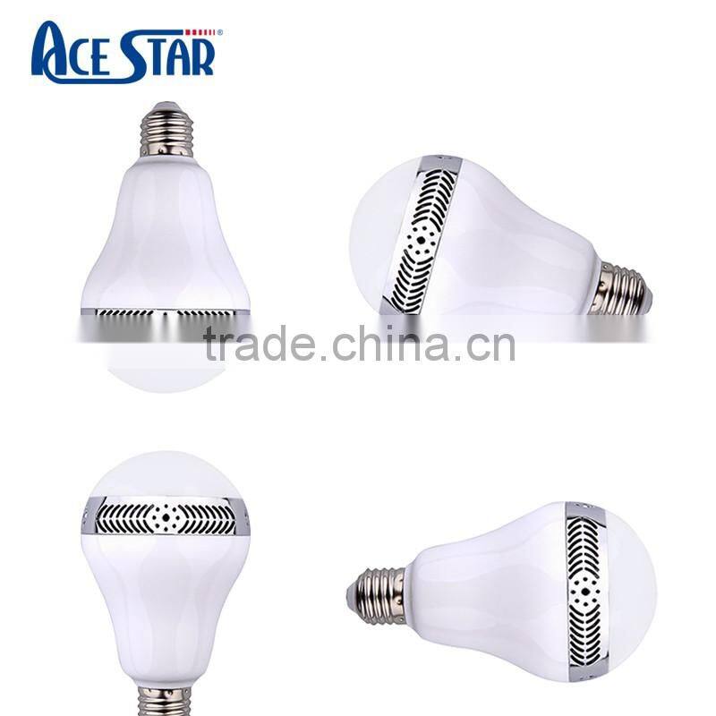 2016 High sound quality E27 Base Rgb colorful bluetooth speaker led wireless portable speaker led music Bulb