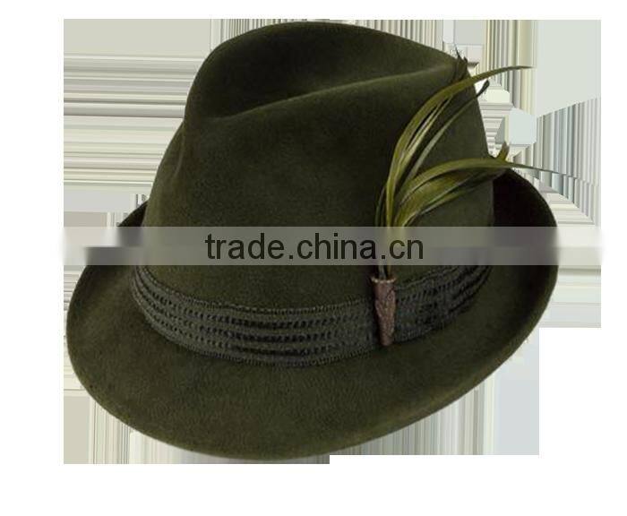 Newly designed Wool Felt Trilby Fedora Hat