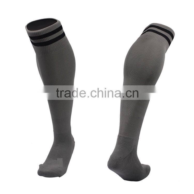 custom adult hot sell nylon with mesh soccer socks