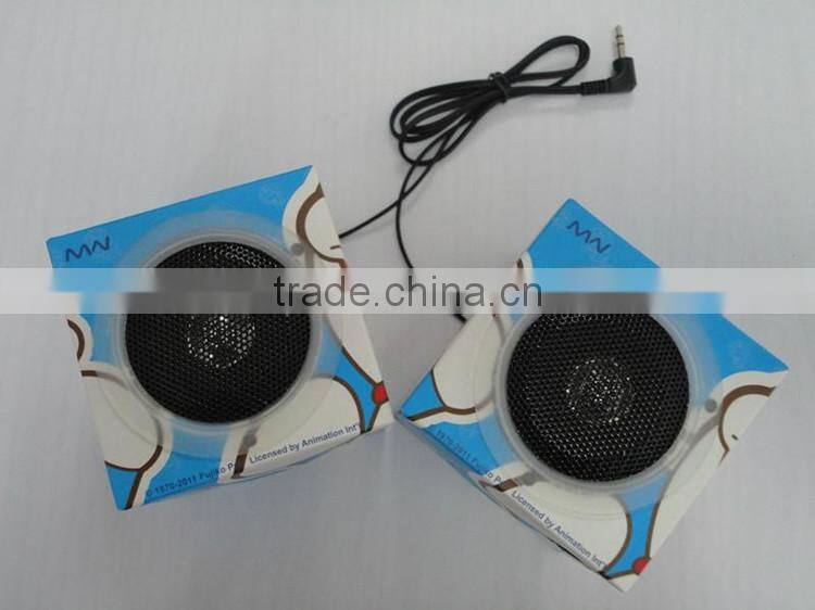 mini folding paper box portable speaker suit for gift