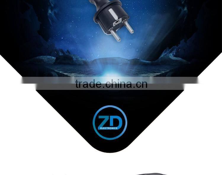 Power cord with American middle size plug socket